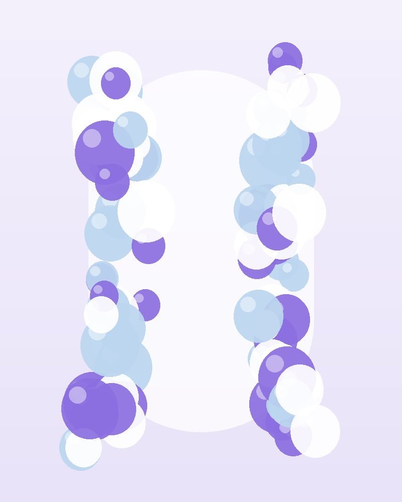 Number balloons and treat table setup
